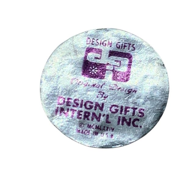 Vtg 1974 Hawaii Beach Stone Art Decor Trivet Design Gift 7.5” Abalone Shell - Picture 4 of 5